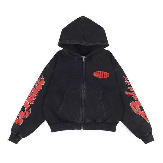 ODISI “Crimson Smoke” Zip up